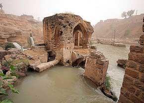 تهدید آثار تاریخی خوزستان و ایلام توسط سیلاب